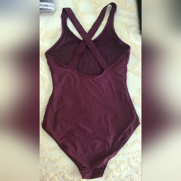 NWOT Black and Maroon Wild At Heart Women's One - Piece Swimwear Duo - Picture 6 of 9
